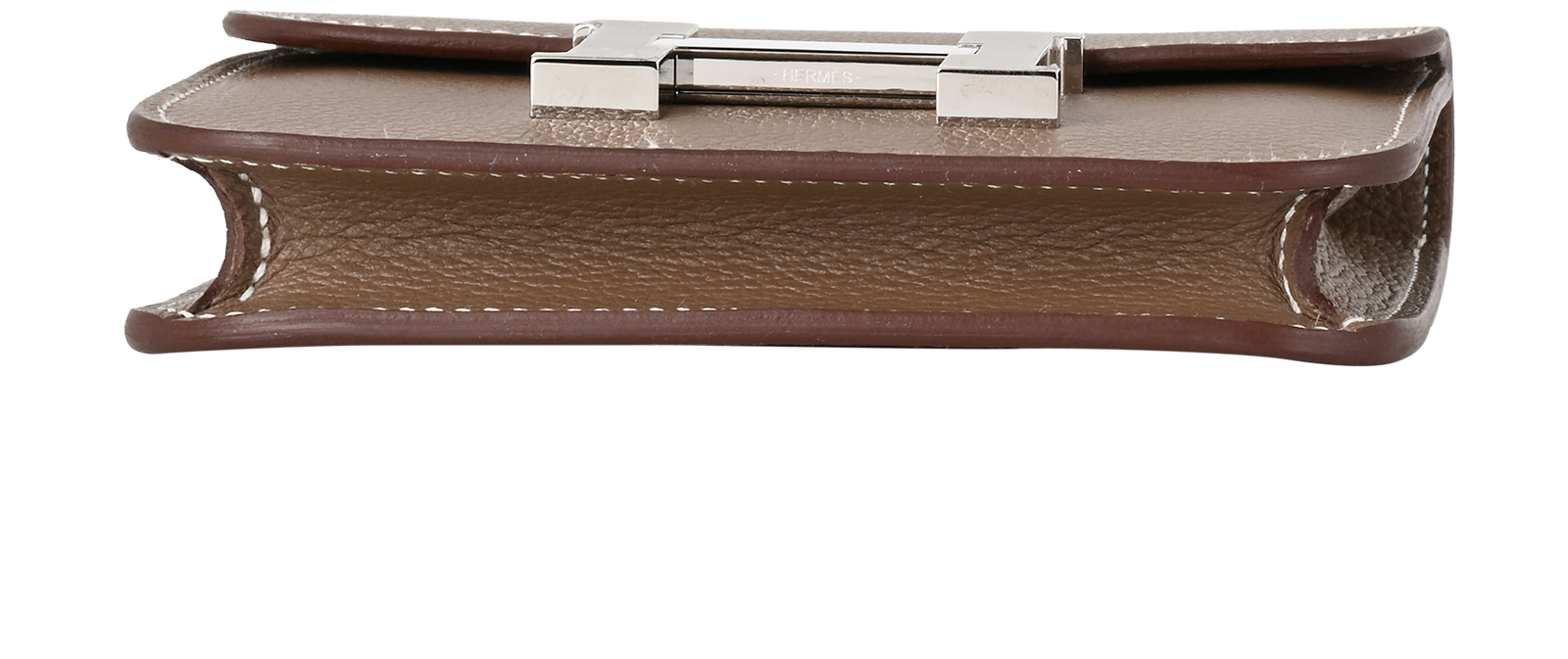 Hermes Constance Slim Wallet, &pound;1,200, Accessories, Taupe, Leather, Top view